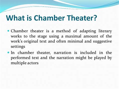 Readers Chamber Theater ppt .